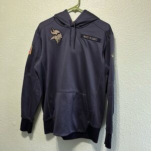 Nike dri-fit salute to service Viking hoodie